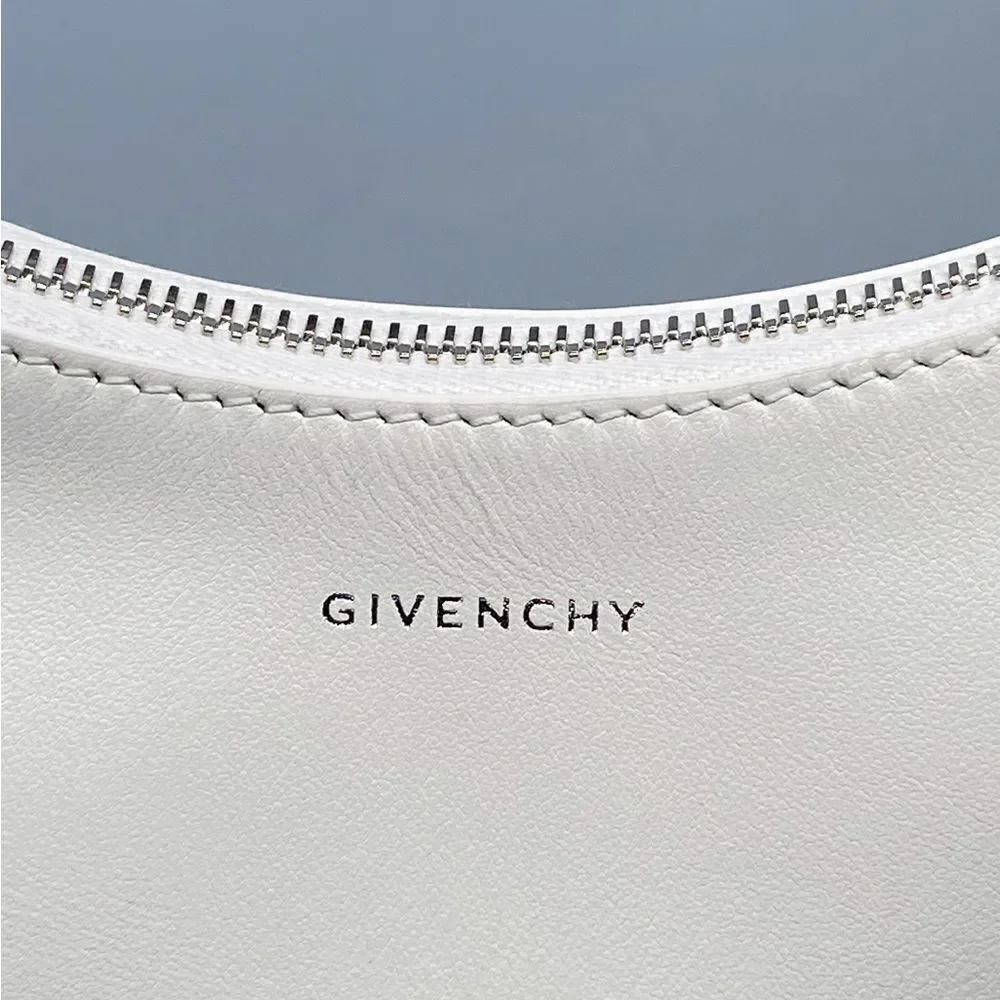 Givenchy Moon Cut-Out Calfskin Small Hobo Bag